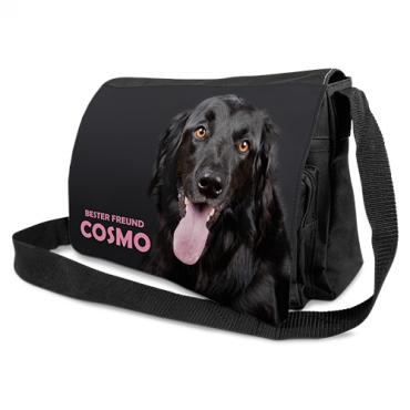Schultertasche mit Wunschdruck