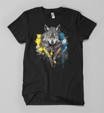 T-Shirt Ukraine Wolf 1