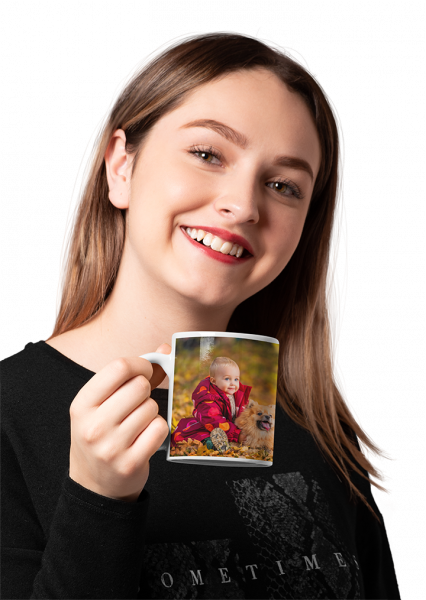 Keramiktasse mit Wunschdruck