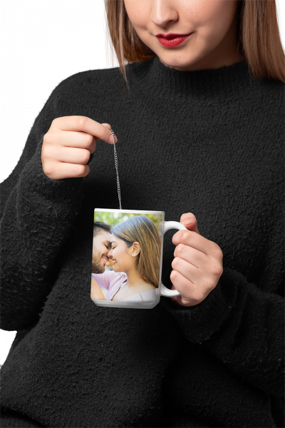 Keramiktasse mit Wunschdruck