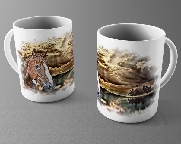 Tasse/Kaffeebecher Pferd