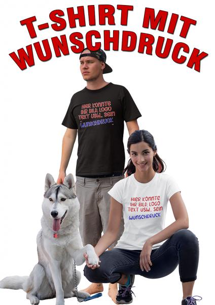T-Shirt mit Wunschdruck